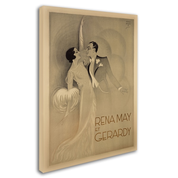 'Rena May Et Gerardy' Canvas Art,35x47